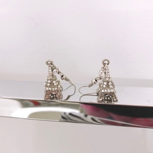 NEW Eiffel Tower Earrings (bought in Paris) - Picture 3 of 8